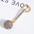 thumbnail image 1 of Rhinestone Ball Alloy Claw Keychain Cute Car Keychain Bag Purse Decor Pendant, 1 of 4
