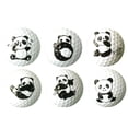 thumbnail image 1 of FELTECHELECTR 6pcs Two-layer Training Ball Golf Balls Approach Shot Practice Outdoor Training, 1 of 5