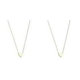thumbnail image 1 of (2-Pack) Rinsvye 26 initial Heart Shape Men Jewelry Alphabet Necklace for Women Bar Necklaces for Women Necklaces for Women A Jewelry for Women Z 26 Alphabet initial Gold Necklaces for Women, 1 of 8