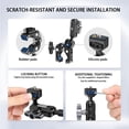 thumbnail image 3 of tamizeot 22 Inch Arm Clamp C-Shaped Small Cross Bracket With Ball Articulated, 3 of 6
