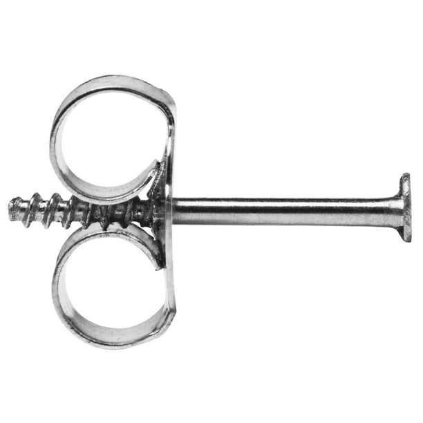 Screw on clearance earring backs walmart