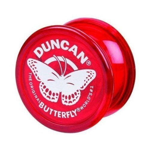 Duncan Butterfly XT Clear Blue Yo Yo Original YoYo PLUS 3 FREE NEON STRINGS 