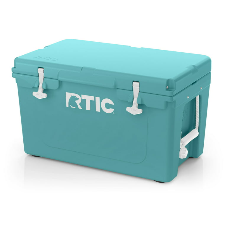 RTIC 45 qt Hard Cooler Insulated Portable Ice Chest Box for Beach, Drink,  Beverage, Camping, Picnic, Fishing, Boat, Barbecue, Navy/Orange (Limited  Edition Color) 