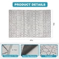 thumbnail image 3 of Office Chair Mat for Hardwood Floor, 35" x 47", Non-Slip Desk Chair Mat, Cream Geometry, 3 of 8