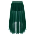thumbnail image 3 of Aislor Girls Ballet Modern Jazz Dance Maxi Skirt Irregular Practice Lyrical Ballerina Green 12, 3 of 7