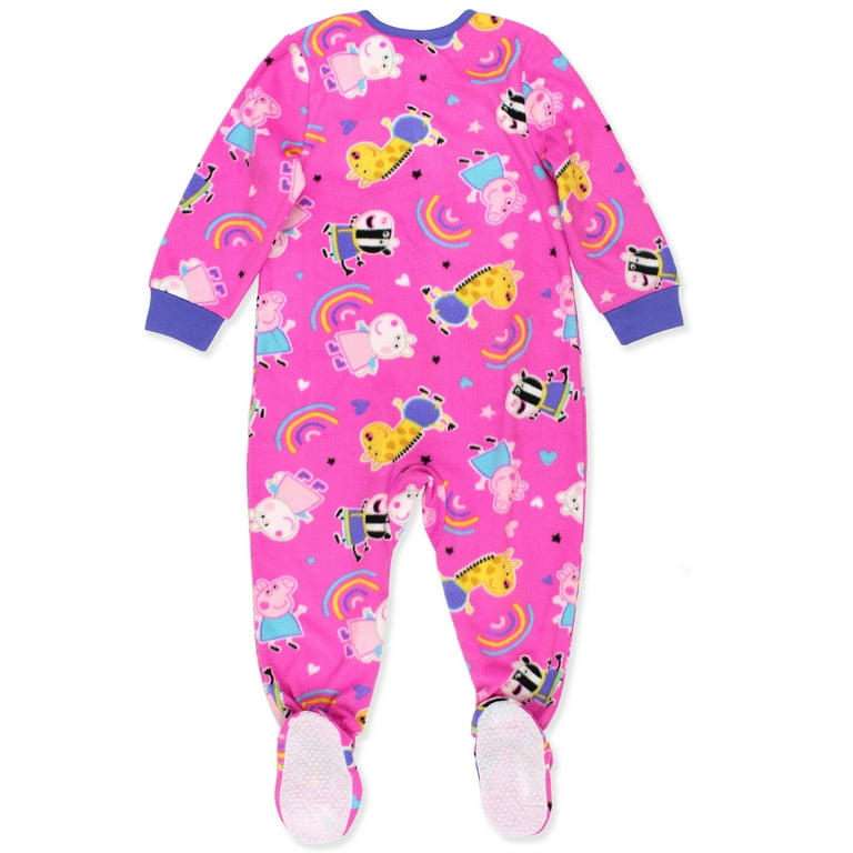 Peppa Pig Toddler Girls Female Footed Blanket Sleeper Pajamas K254214PP