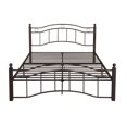 thumbnail image 2 of King Size Metal Bed Frame, Under Bed Storage Space, No Box Spring Needed, Durable Use, Copper, 2 of 18