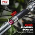 thumbnail image 6 of Mini Bike Pump - Compact and Portable Bicycle Tire Pump for Fast Inflation - Compatible with Presta and Schrader Valves - Lightweight and Durable Design - Essential Bicycle Accessories, 6 of 7