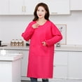 thumbnail image 5 of Unisex Kitchen Apron with Long Sleeves - Waterproof, Big Pockets, Adjustable Strap, Cooking/Baking/BBQ Apron, 5 of 5