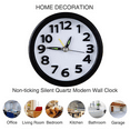 thumbnail image 4 of Small Simple Bedside Student Desk Clock, Battery Operated Travel Office Kitchen, 4 of 5