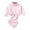Pink, variant on bbymog Girls Clothes 2 piece Long Sleeve Girls Sweatshirt and Joggers Sets Casual Boys' Clothing Sets Beige 2 Years