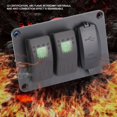 thumbnail image 1 of Interruptor basculante, motocicleta impermeable ATV 2 Panel de interruptor de luz única 3.4A Cargado de voltaje de 12/24v(Azul) Panel de interruptores Spptty modificación de coche, 1 of 7