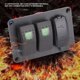 thumbnail image 1 of Interruptor basculante, motocicleta impermeable ATV 2 Panel de interruptor de luz única 3.4A Cargador de coche con 45 pegatinas de patrón para equipos de voltaje de 12/24v(Azul) Ecomeon no, 1 of 5