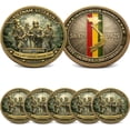 thumbnail image 3 of Vietnam Veteran Commemorative Coin, 1955-1975 Forever Honored Tribute Medal, Military Collectible Souvenir Coin, Desktop Decor for Home Office Study and Collection, 3 of 6