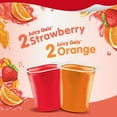 thumbnail image 3 of Snack Pack Sugar Free Strawberry & Orange Flavored Juicy Gels 4 Count Snack Cups (Pack of 6), 3 of 5