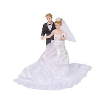 balikha Wedding Cake Dolls Couple Figures for Miniature Scene Anniversary Engagement B B