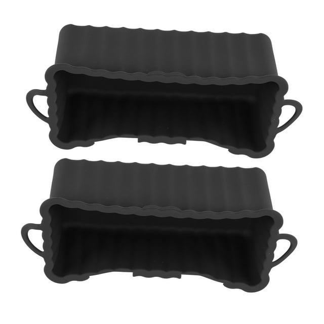 2PCS Silicone Grease Drip Pan for Blackstone Griddle with Reusable Rectangular Grease Catcher Cup Liner, Wide Compatibility, Easy to Clean, Eco Friendly