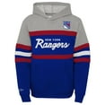 thumbnail image 2 of Toddler Mitchell & Ness  Blue New York Rangers Head Coach Hoodie, 2 of 3