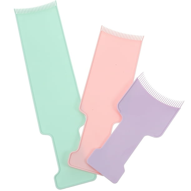 3 pinceles para teñir el cabello, paleta para resaltar y teñir el cabello.
