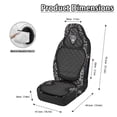 thumbnail image 6 of Psesaysky Protective Car Seat Covers for Automotive, Polyester Fabric Elastic Auto Front Seat Covers, Leopard Print 2 Piece Set, 6 of 12