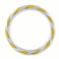 thumbnail image 2 of 925 Sterling Silver Twisted Yellow Stackable Ring Ed, 2 of 7