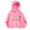 PK1, variant on Kiijoy Little Girls Sports Hoodie Heart Print Pullover Hooded Sweatshirt, Sizes 5-6