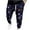 Dark Blue, variant on Mens Sweatpants Drawstring Snowflake Graphic Funny Jogger Pant Christmas Running Workout Trouser Holiday Slim Fit Pants