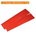 thumbnail image 3 of Uxcell 15 Sheet 1800 Pcs 10x10mm Self Adhesive Mirror Mosaic Tiles Sticker, Red, 3 of 7