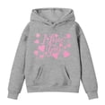 thumbnail image 4 of Staki Teen Girls Hoodie Sweatshirts for Girls - Soft Long Sleeves Pullover Shirt (Gray,8-10 Years), 4 of 4