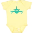 thumbnail image 3 of Inktastic Cute Teal Airplane Boys or Girls Baby Bodysuit, 3 of 5