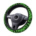 thumbnail image 4 of Balery Green Lightning print Steering Wheel Covers Elastic Skidproof Steering Wheel Protective Cover Case for Men Women Universal 15 Inches Cars Accessories, 4 of 8