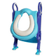 thumbnail image 1 of Asiento Entrenadora Baño Con Agarradera Baños Para Niños Azul/Morado, 1 of 5
