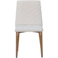 thumbnail image 3 of Manhattan Comfort Chaise d'Appoint Utopique en Beige (Lot de 2), 3 of 7