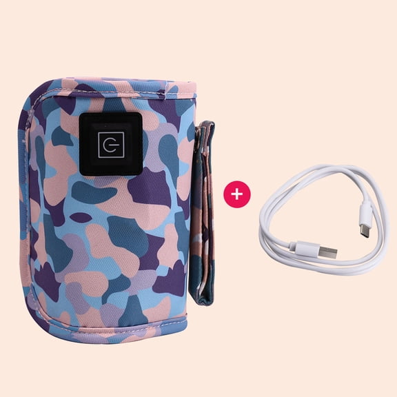 Portable Insulated USB Baby Bottle Warmer Bag for Travel and Outdoors – Stroller Bottle Heater for Winter Feeding Thermal Bag Hot Milk Warmer