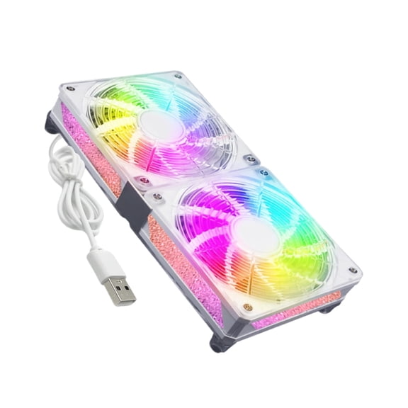 120mm Electronic Cooling Fan Low Noise Computer Electronics Coolers with LED