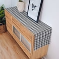 thumbnail image 4 of Table Runner Buffalo Plaid Table Decoration for Kitchen Dinning Stripe Grey Table Decoration for Indoor Outdoor Party Wedding Decor 13x90 Inch, 4 of 7