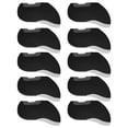 thumbnail image 2 of Putter Head Protector, 10Pcs  Putter Head Cover Iron Club Cover, For Home Putter Biginners  Course Black, 2 of 8