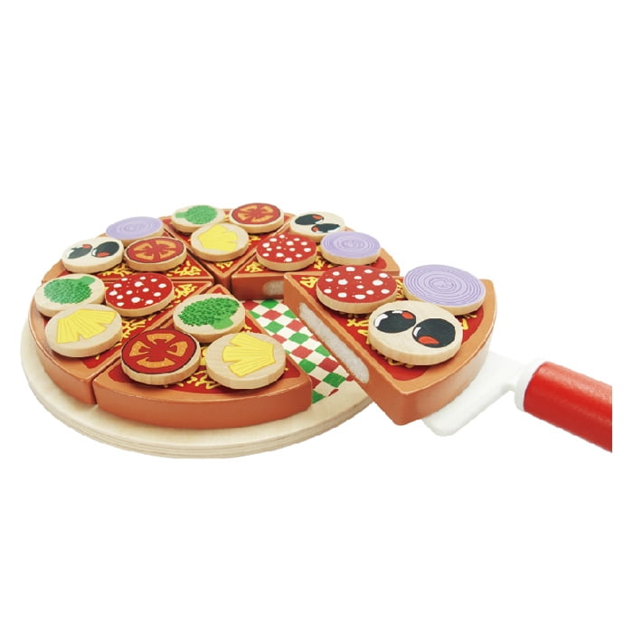 wooden play pizza