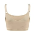 thumbnail image 5 of Razzly Seamless Bras Comfortable Women’s Shaping Tops Front Closure Non Wired Strap Bra For All Day Support And Style Bra Comfortable,Bralettes for Women Sports Bras for Women womens(Beige,3XL), 5 of 9