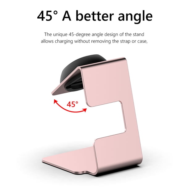 Soporte Del Cargador Soporte de aleación de aluminio para Xiaomi Mi Band 7 Pro/Redmi Band 2 (oro rosa) Ndcxsfigh Para estrenar
