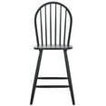 thumbnail image 2 of Safavieh Omaha Modern High Back Wood Stools, Black, 2 of 5