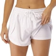 thumbnail image 3 of Women's Running Shorts Printed Workout Sports Shorts Double Layer Athletic Shorts, 3 of 6