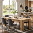 thumbnail image 3 of Fnova 78.7" Farmhouse Dining Table for 8-10 People, Large Kitchen Table with Sturdy Frame, Rectangular Dinner Table for Dining Room, Living Room, Office, 3 of 11
