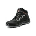 thumbnail image 1 of Ymiytan Men Waterproof Work Shoes Outdoor Slip Resistant Puncture-proof Construction Anti-collision Industrial Boots Black 9, 1 of 2