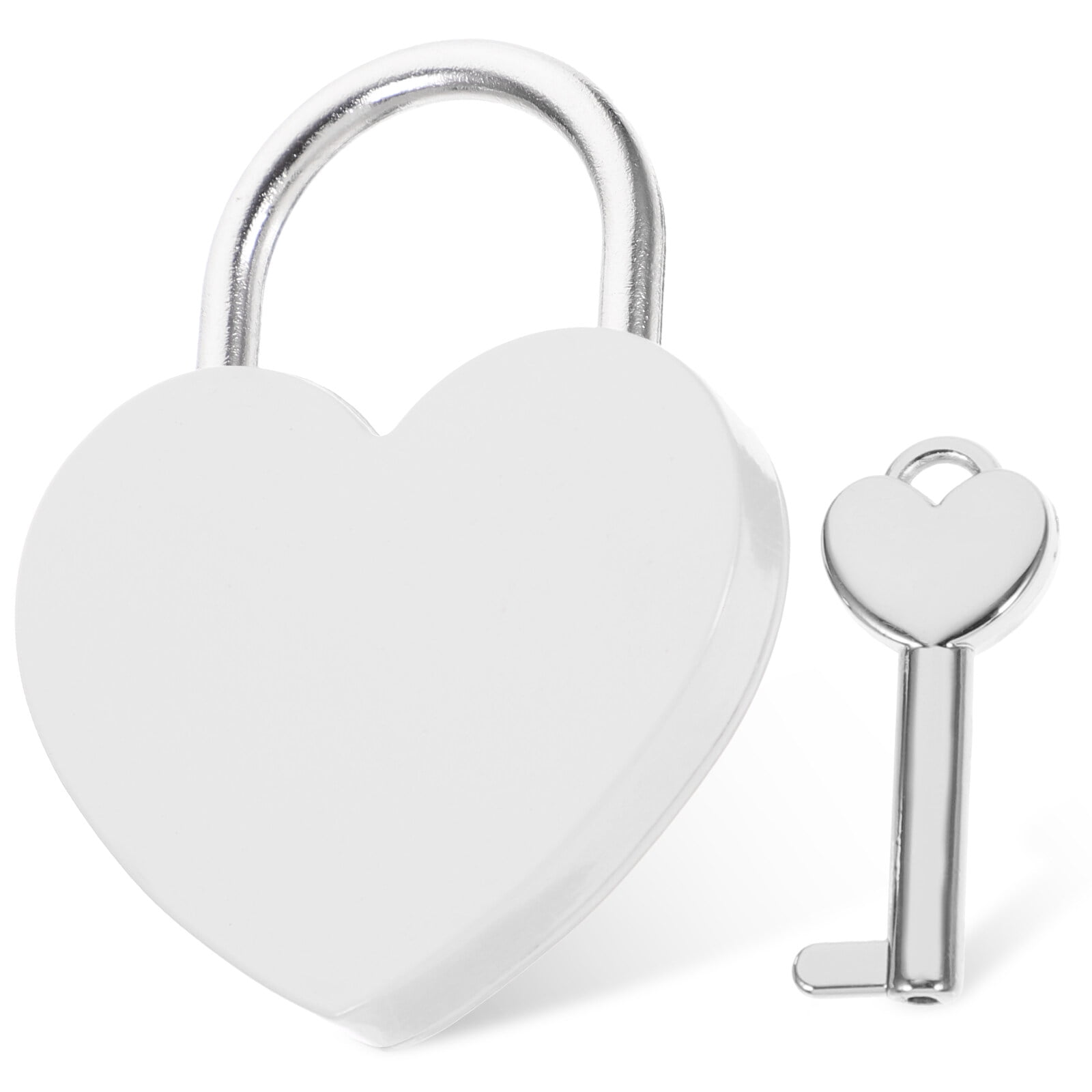 Small Padlock with Key Romantic Couples Wishing Lock Jewelry Box