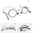 thumbnail image 3 of Men Ultra Light Titanium Material Screwless Foldable Anti-Blue Reading Glasses, 3 of 7