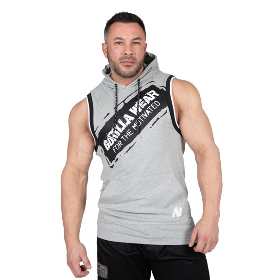 Loretto Hooded Tank Top - Gray