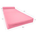 thumbnail image 3 of Pink Sleeper Chair Folding Foam Beds, Portable Studio Sofa Guest Bed, 6 x 36 x 70, 3 of 6