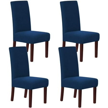 Stretch Dining Chair Covers, Dark Teal Dining Chair Covers