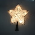 thumbnail image 2 of LED Spiral Lines Star Christmas Tree Topper, White/Silver, 12-Inch, 2 of 2